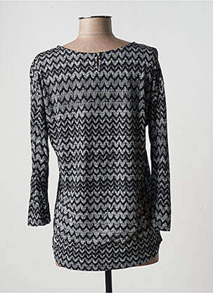 Top stretch manches 3/4 noir ESPRIT femme