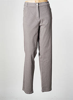 Pantalon droit stretch taille normale gris DAMART femme