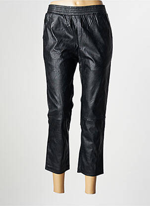 Pantalon 7/8 taille haute taille haute noir SPARKZ femme
