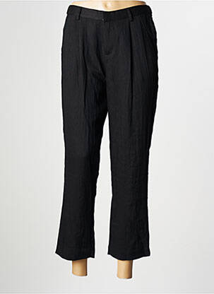 Pantalon 7/8 taille haute taille haute noir SPARKZ femme