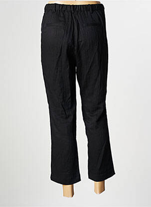 Pantalon 7/8 taille haute taille haute noir SPARKZ femme