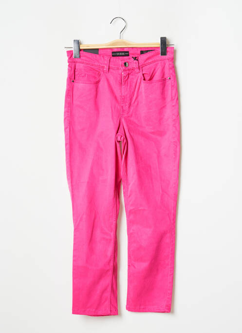 Pantalon 7/8 rose GUESS pour femme