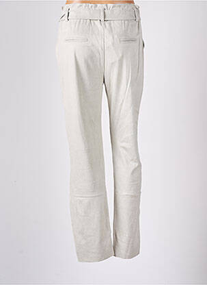 Pantalon droit stretch taille haute gris SPARKZ femme