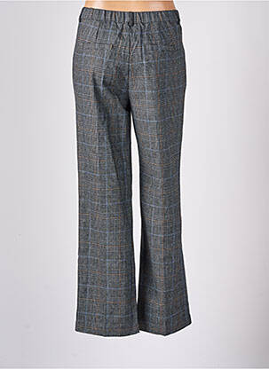 Pantalon droit fermeture zippée sous rabat boutonné taille normale gris SPARKZ femme