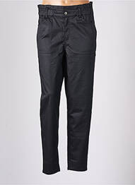 Pantalon droit stretch taille haute noir CACHE CACHE femme
