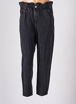 Jean coupe mom taille froncée taille haute noir CACHE CACHE femme