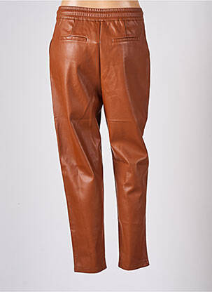 Pantalon droit taille haute taille haute marron CACHE CACHE femme