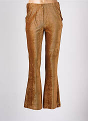 Pantalon flare marron SPARKZ pour femme seconde vue