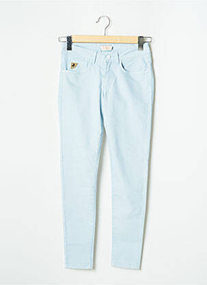 Pantalon slim stretch taille normale bleu LOIS femme