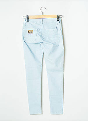 Pantalon slim stretch taille normale bleu LOIS femme