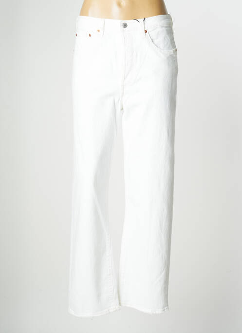 Jeans coupe droite blanc LEVIS pour femme