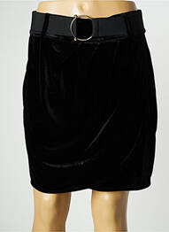 Jupe courte coupe droite noir CACHE CACHE femme