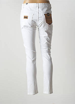 Pantalon slim taille basse taille basse blanc LOIS femme