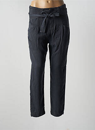 Pantalon droit coupe carotte taille haute gris LOIS femme