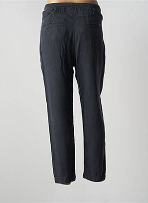 Pantalon droit coupe carotte taille haute gris LOIS femme