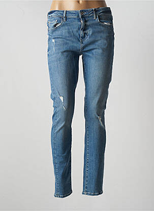 Jeans skinny taille haute taille haute bleu GUESS femme