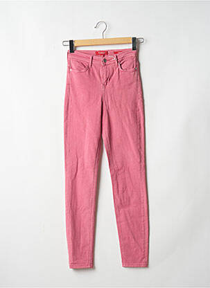 Jeans skinny taille haute taille haute rose GUESS femme
