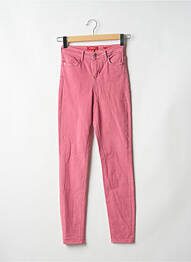 Jeans skinny taille haute taille haute rose GUESS femme