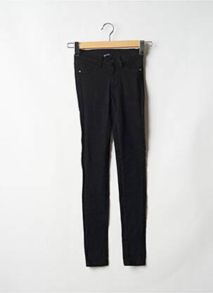 Jegging zippé bas des jambes taille normale noir SPARKZ femme