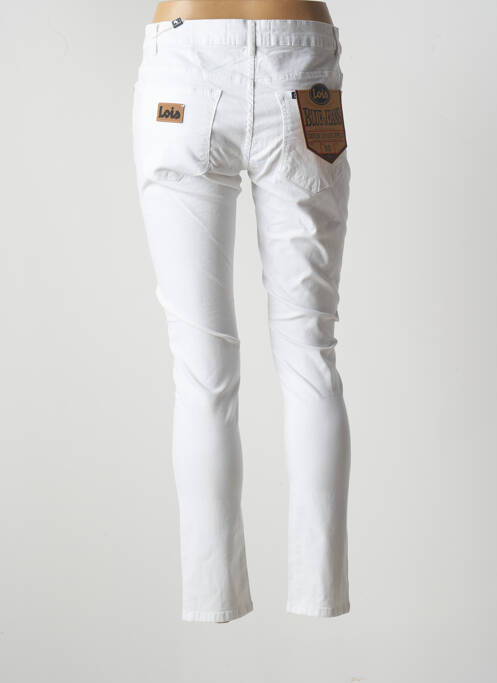 Pantalon slim blanc LOIS pour femme