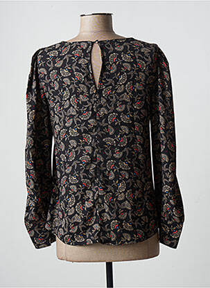 Blouse imprimé fantaisie manches longues noir CACHE CACHE femme