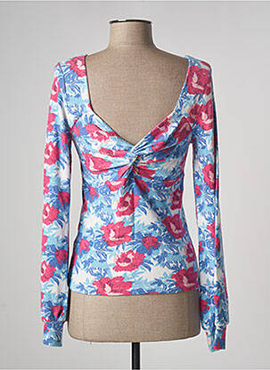 Pull stretch manches longues bleu CACHE CACHE femme