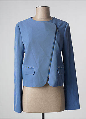 Veste chic poches bleu EMPORIO ARMANI femme