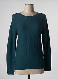 Pull col bateau manches longues vert CACHE CACHE femme