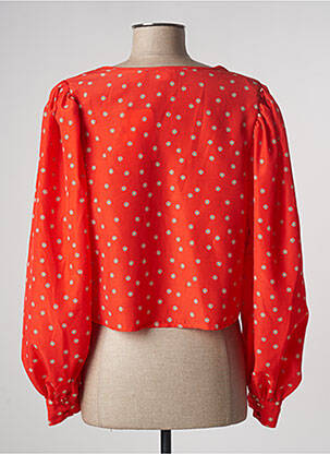 Chemisier imprimé fleurs manches longues orange LEVI'S femme