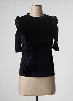 Top stretch manches 3/4 noir CACHE CACHE femme