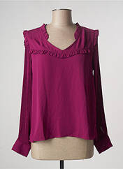 Blouse violet CACHE CACHE pour femme seconde vue