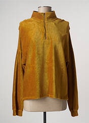 Sweat-shirt jaune BONOBO pour femme seconde vue