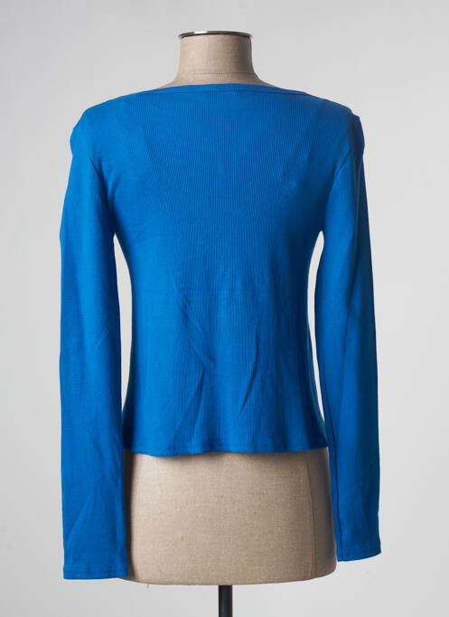 Gilet manches longues stretch bleu CACHE CACHE femme