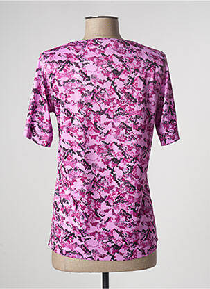 T-shirt stretch manches courtes rose SPORT BY STOOKER femme