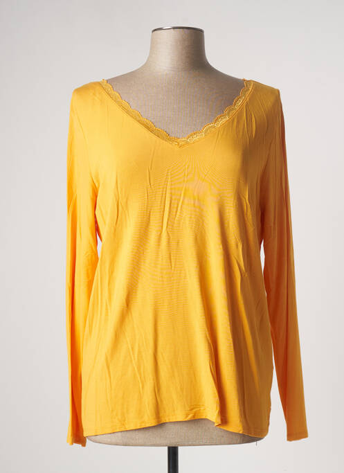 T-shirt orange CACHE CACHE pour femme
