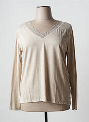 T-shirt beige BLANCHEPORTE pour femme seconde vue