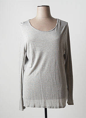 T-shirt gris QIERO pour femme