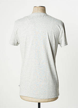 T-shirt tissage chiné manches courtes gris BONOBO homme