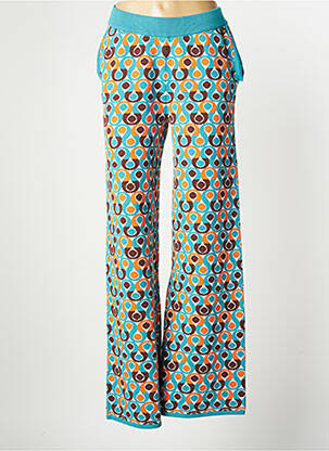 Pantalon large poches taille normale bleu LOIS femme