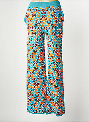 Pantalon large poches taille normale bleu LOIS femme