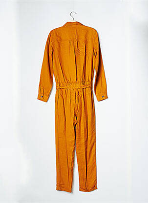 Combi-pantalon poches manches longues orange BONOBO femme