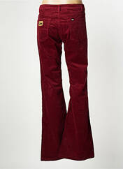 Pantalon flare rouge LOIS pour femme seconde vue