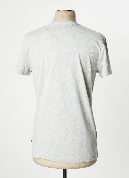 T-shirt stretch manches courtes gris BONOBO homme