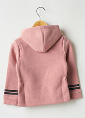 Sweat-shirt à capuche rose COMPLICES pour fille seconde vue