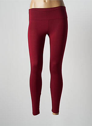 Legging tissage jersey taille normale rouge ETAM femme