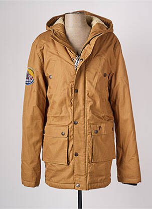 Manteau long a capuche a capuche beige RUCKFIELD homme