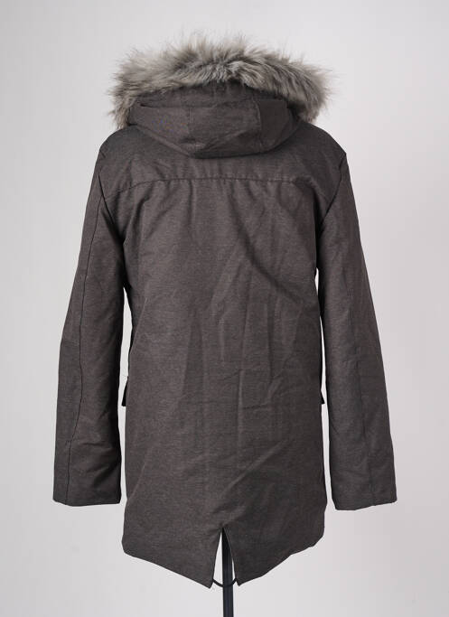 Manteau long gris BONOBO pour homme