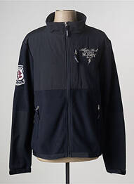 Polaire broderie bleu RUCKFIELD homme