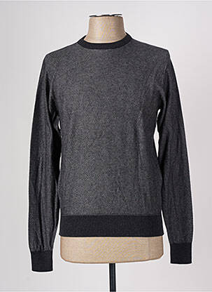 Pull stretch manches longues gris DOPPELGÄNGER homme