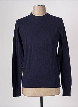 Pull stretch manches longues bleu DOPPELGÄNGER homme